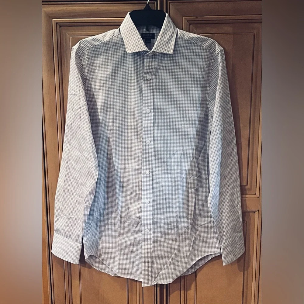 NWT J Crew Men's Slim Performance Dress Shirt